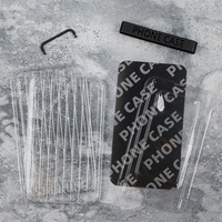 Boîte d'emballage en papier kraft personnalisée avec fenêtre en PVC Boîte de présentation de téléphone