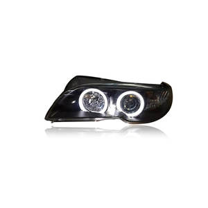 JIEHAO Convient pour <span class=keywords><strong>BMW</strong></span> Série 3 03-05, Ensemble de phares <span class=keywords><strong>E46</strong></span>, lentille LED modifiée, <span class=keywords><strong>Angel</strong></span> Eye, feux de jour, autres - Product Image 4