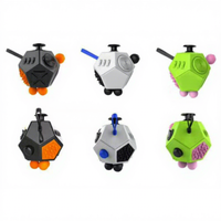 Cube magique dodécágone à 12 faces, jouets d'extérieur, anti-stress, jouets portables, anti-anxiété, pour enfants et adultes, cadeaux