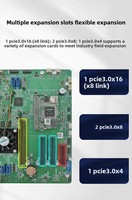 Server 4U Single Loongson 3C5000+7A200 CPU & Memori 4xDDR4, HDD 24xSATA/SAS 3.5', 4 Kartu PCIe3.0 & Server Rak