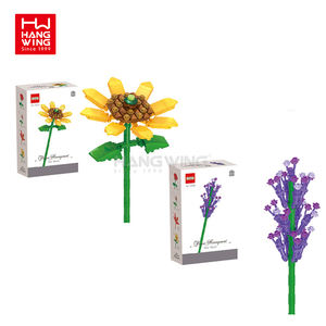 HW educativi DIY 3.6mm Mini mattoni di particelle Set di blocchi di costruzione giocattoli storia di fiori 8 pz/scatola - Product Image 5