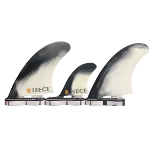 Performance Honeycomb Core Surfboard Fins MR <span class=keywords><strong>Twin</strong></span> Fins con remolque Blanco/Negro <span class=keywords><strong>2</strong></span> + <span class=keywords><strong>1</strong></span> Thruster Surfboard Fins - Product Image 4