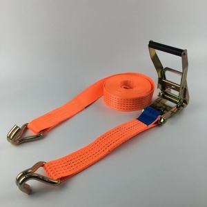 Sangles à cliquet rétractables pour remorque de bateau 5m, sangles d'arrimage à cliquet auto-rétractables pour moto et cargaison - Product Image 1