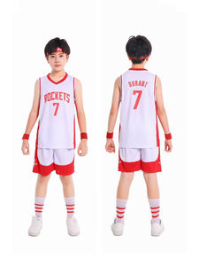 Camiseta de Baloncesto para Niños, Ropa Deportiva para Exteriores, Uniformes de Baloncesto sin Mangas para Jóvenes, Niños y Adolescentes # 1 Bookers - Product Image 4