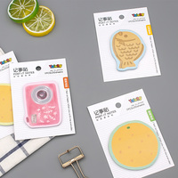 Bloc-notes promotionnel personnalisé avec logo, article promotionnel, notes autocollantes de poche à motifs de dessins animés pour le bureau