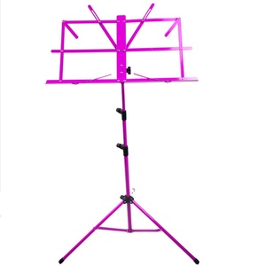 Supporto musicale pieghevole regolabile grande colonna sonora con scala per chitarra per fagotto ferro materiale pieghevole da tavolo a spettro - Product Image 3