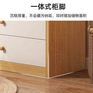 White Five-Drawer Dresser Storage <b>Cabinet</b> For Bedroom Living Room <b>Small</b> Space Organization - Product Image 4