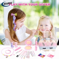 Palette d'ombres à paupières cosmétiques de scène personnalisés ensemble de vernis à ongles jeu de maquillage sac à jouets kit de maquillage pour enfants fille cadeau pour enfants
