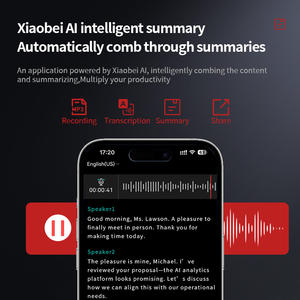 Grabadora de Audio Inteligente con IA VORMOR M1 de 64 GB con Control por Aplicación, Transcripción, Resumen y Mapa Mental para Llamadas y Reuniones - Product Image 4