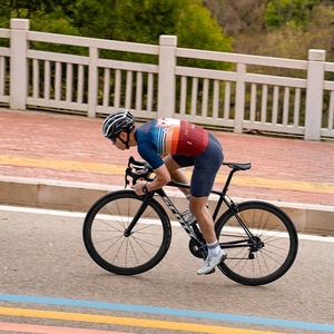 Maillot <span class=keywords><strong>de</strong></span> cyclisme à manches longues pour homme LAMEDA, nouvelle arrivée d'<span class=keywords><strong>hiver</strong></span>, haut à séchage rapide, technique sublimée, <span class=keywords><strong>tenue</strong></span> <span class=keywords><strong>de</strong></span> marque privée pour adultes - Product Image 5