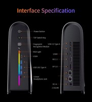 Komputer Desktop Gaming Ai Mini Ryzen Ai Max+ 395 Wifi 7 PC 128g Lppddr5 2tb SSD Dgx Spark Pabrik Langsung Dapat Disesuaikan