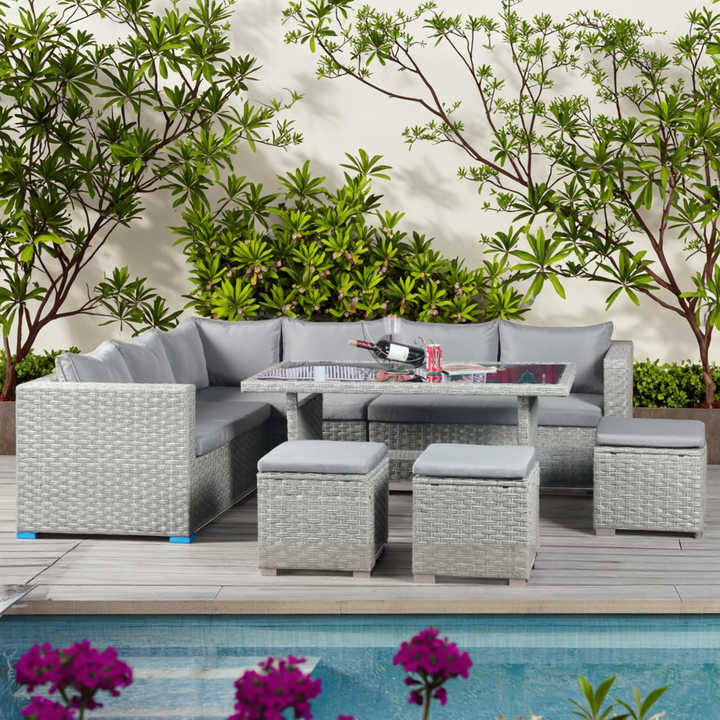 Arizona Corner Garden Sofa Asda Asda Outdoor Corner Top Sofa