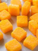 Vente chaude de bonbons à la mangue, au mangoustan, au raisin, à la fraise, au Durain, à la gelée douce, en thaïlande
