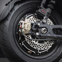 Étrier de frein de moto STJIAYE G-M806, point de fixation 60 mm, alliage d'aluminium, piston opposé pour Yamaha/Kawasaki/