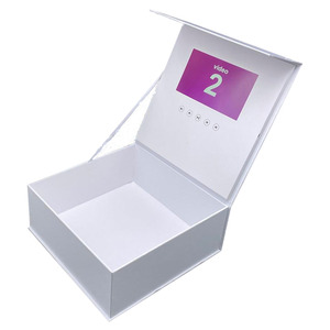 Boîte de lecture vidéo Hd belle fleur écran Lcd boîte cadeau avec <span class=keywords><strong>brochure</strong></span> vidéo pour publicité vidéo musique boîte de bienvenue - Product Image 5
