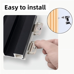 Không thấm nước WPC tấm Tường chống cháy và chống nấm mốc trang trí tường tấm tùy chỉnh kích cỡ cho nội thất WPC rãnh tường Bảng điều khiển - Product Image 4