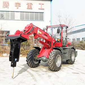 Taian Multifunction Telescopic Front End Loader TL2500 <strong>Earth</strong>-<strong>Moving</strong> <strong>Machinery</strong> Farm Mini Loader With Multiple Attachments - Product Image 6