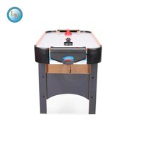 Table de jeu de hockey sur air portable en bois pour divertissement familial et de fête
