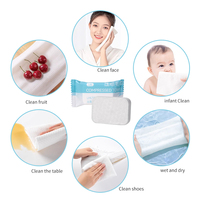 Toallas Comprimidas Engrosadas Tamaño Caramelo, Toallitas Secas de Expansión Rápida, Sin Pelusa, Alta Absorbencia, Juego de Toallas de Baño para Cara y Cuerpo