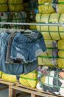 Shorts en jean tendance WS08 – Été, haute qualité, 90 % vêtements d'occasion, vente en gros, prix abordable, pour adultes, 50 kg