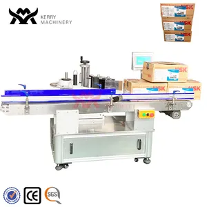 automatic paper case sticker labeling machine