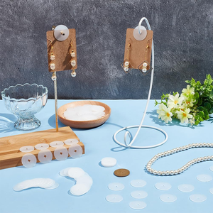 100 Pieces Supermarket Round Pegboard <b>Hook</b> Stoppers Accessories Fits 0.15" to 0.25" Diameter <b>Plastic</b> or Metal <b>Hooks</b> - Product Image 6