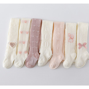 Baby Leggings Spring and Summer Girls' Infants' Mesh <strong>Tights</strong> Spanish-style Bow Thin <strong>Children's</strong> Pantyhose - Product Image 5