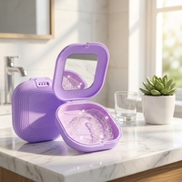Boîte de Rétention Orthodontique Portable Personnalisée Professionnelle, Étui de Rétention Dentaire en Plastique Coloré avec Miroir