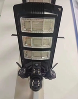 Kamera Keamanan Solar 4G PTZ Lensa Ganda dengan Lampu Jalan, Penglihatan Malam, Tahan Air, CCTV Nirkabel dan Kontrol Aplikasi Seluler