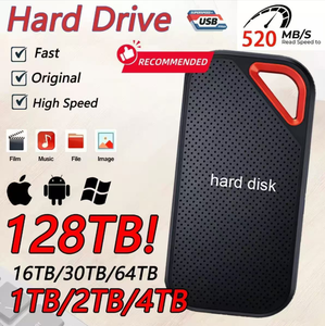 Disques durs externes portables haute vitesse pour ordinateurs portables, de 1 To à 16 To, interface USB 3.1 M2, nouveaux disques SSD de 120 Go à 8 To - Product Image 5