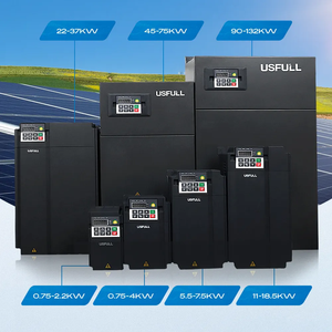 ปั๊มน้ำพลังงานแสงอาทิตย์ USFULL อัตโนมัติ 7.5 กิโลวัตต์ 380 โวลต์ 0.75 กิโลวัตต์ ถึง 315 กิโลวัตต์ 15 กิโลวัตต์ ระบบเฟสเดียว/สามเฟส 220 โวลต์ AC สำหรับการชลประทานในฟาร์ม รุ่น FU9000SI - Product Image 6