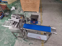 Enrobeuse de chocolat multifonctionnelle HJ-LZD8, machine entièrement automatique pour le trempage et le glaçage du chocolat pour gâteaux, biscuits et barres énergétiques