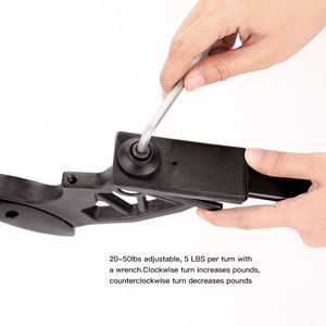 Arco Ibrido Ricurvo di Alta Qualità, Peso di Trazione Regolabile 20-50 libbre, Riser in Lega di Alluminio, Arco da Caccia Nero - Product Image 2