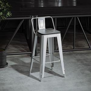 Silla de <span class=keywords><strong>Bar</strong></span> alta de estilo industrial moderno, silla de <span class=keywords><strong>Bar</strong></span> moderna de vapor Retro para motocicleta Club <span class=keywords><strong>Cafe</strong></span> inspirado en barril de aceite, combinación de mesa, silla de <span class=keywords><strong>Bar</strong></span> moderna - Product Image 4