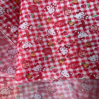 Tissu imprimé en taffetas de polyester 210T recyclé pour sacs de courses