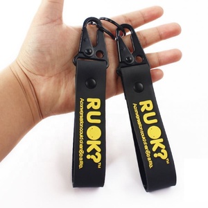 Porte-clés personnalisé en PVC souple 2D, crochet pour hôtel, poignet, caoutchouc 3D, cadeau promotionnel avec logo personnalisé - Product Image 3