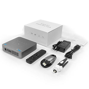 Nouveau projecteur DLP gris P15Pro 1080P 300 lumens ANSI Android 9.0 Mise au point automatique 32 Go 4K Cinéma maison Cinéma en plein air Portable Intégré - Product Image 6