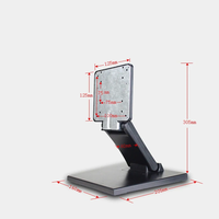 Aonpos support noir Stock support de moniteur à écran tactile de bureau pour caissier VESA support de moniteur Standard