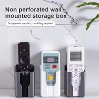 1Pc Étagère murale pour salle de bain Étagère universelle blanche pour télécommande de climatiseur Support mural pour prise de courant