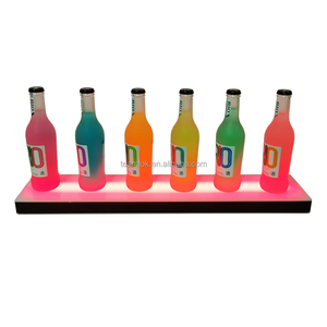 Estantes de exhibición de botellas de licor LED de 24 pulgadas Profundidad 12cm/4,75 "| Estante de exhibición de licor iluminado de <span class=keywords><strong>colores</strong></span> RGB LED de pared flotante - Product Image 6