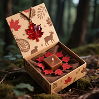 Boîte cadeau pour bougie d'aromathérapie avec carton recyclable, design personnalisable, revêtement UV, fermeture magnétique, doublure en éponge