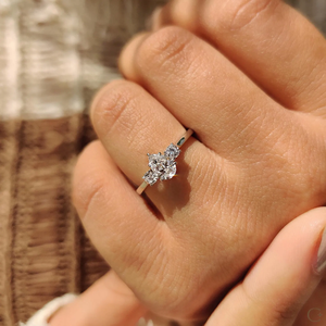 High Quality Lab Grown Diamond <b>Ring</b> with Polished Finish Offering a Glamorous Look for Special <b>Life</b> Moments from India - Product Image 5