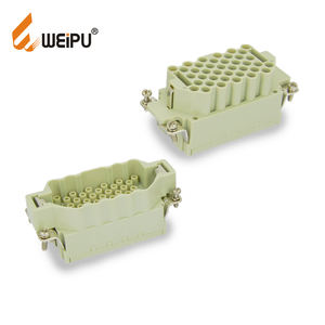 ขั้วต่อไฟฟ้า WEIPU <span class=keywords><strong>HEEE</strong></span> 16A 500V แบบกันน้ำ IP65 ขนาดเล็ก 32 พิน สำหรับงานหนัก แบบตัวผู้และตัวเมีย - Product Image 1