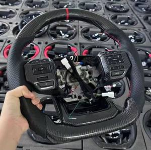 Yld พวงมาลัยสปอร์ตหนังแบบกำหนดเองเหมาะสำหรับ Land Cruiser 200 Hilux รุ่นที่มีการค้นหาสูง F150 - Product Image 4