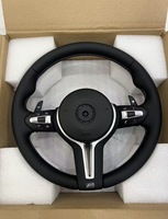Volant en cuir véritable en forme de T, style M, compatible avec les séries BMW 1, 2, 3, 4, 5, 6, 7, 8 et X, modification de voiture, style M
