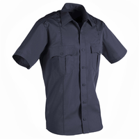 Fourniture d'usine 65% polyester 35% coton sergé chemise de mécanicien uniforme de sécurité durable personnalisé kaki vêtements de travail pour hommes