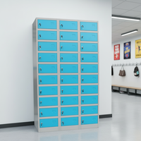 Armoires de rangement en métal multi-portes Armoires en métal pour salle de sport/maison/bureau industriel