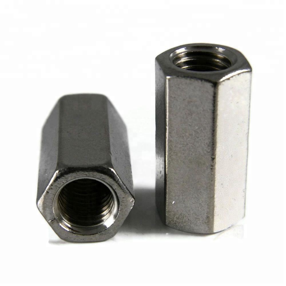 Bolt World Threaded Rod Stud Round Connector Nut – Bright Zinc Long Nuts Tube Adaptor BZP, UK Made