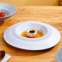 Service de vaisselle en grès écologique au concept innovant, compatible lave-vaisselle, durable, qualité alimentaire, thème contemporain, pour restaurants et traiteurs