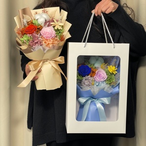 Ramo de Flores Eternas al por Mayor, Rosa Preservada Premium y Regalo Floral para Cumpleaños, Año Nuevo, Graduación, Novia, Esposa, San <span class=keywords><strong>Valentín</strong></span>, Para Siempre - Product Image 3